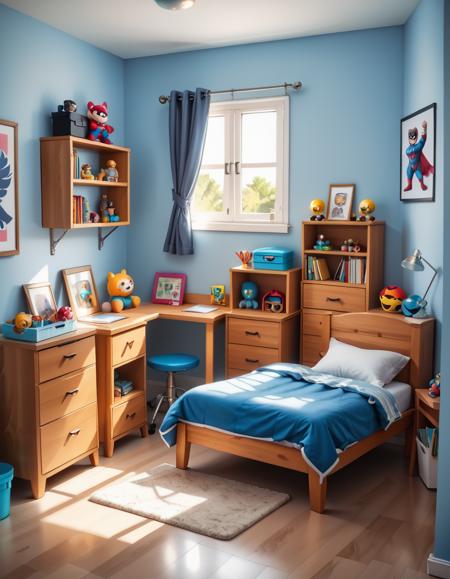 young boy bedroom pony v1.0