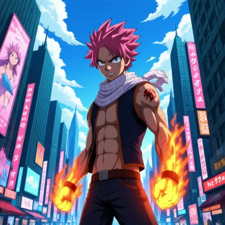 Natsu Dragneel Hidream Character Lora by ComfyOnline