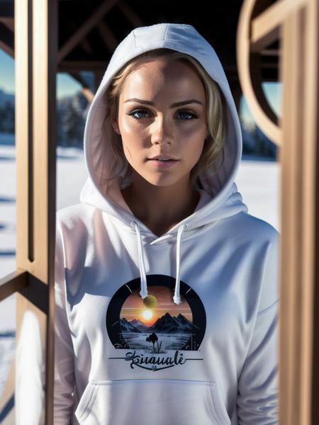 LauraVandervoort768 ,sunset, hoodie, tshirt, jeans,snow, detailed eyes, photography, trending on artstation, sharp focus, studio photo, intricate details, highly detailed, by greg rutkowski  <lora:LauraVandervoort768:0.7>