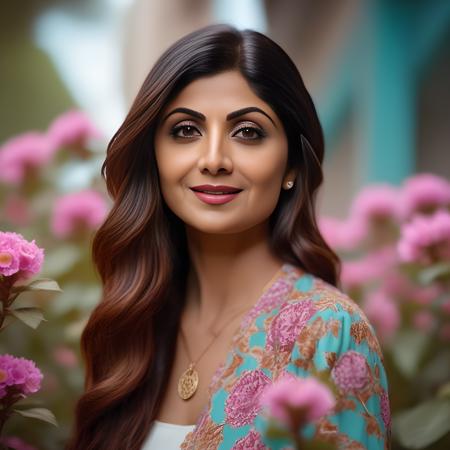 cinematic film still ShilpaShetty, (art by Tristan Eaton:1.1) , photograph, Fatigued Ruined humanoid, ð, Cryptographer, Impressionist Chestnut hair, vegetation and blossoms, Proud, film grain, dslr, F/1.8, Vivid neon hue,  <lora:ShilpaShettySDXL:1> . shallow depth of field, vignette, highly detailed, high budget, bokeh, cinemascope, moody, epic, gorgeous, film grain, grainy