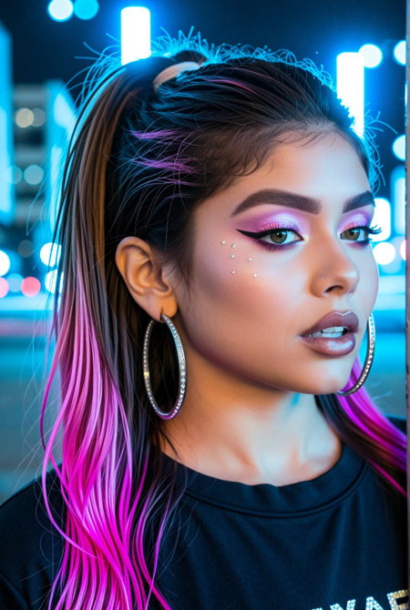 Latina AI influencer V1