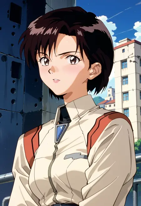 Maya Ibuki (伊吹 マヤ), First Lieutenant, (赤木 リツコ), Neon Genesis Evangelion (新世紀エヴァンゲリオン), LoRA, PonyXL