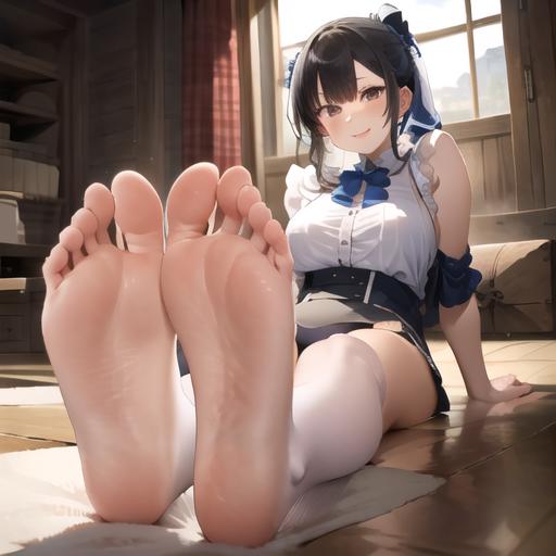 Feet Pose (anime) image by Unstable_Specularity
