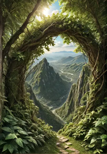 SDXL - Shrubbery / Overgrown n' Green Stuff