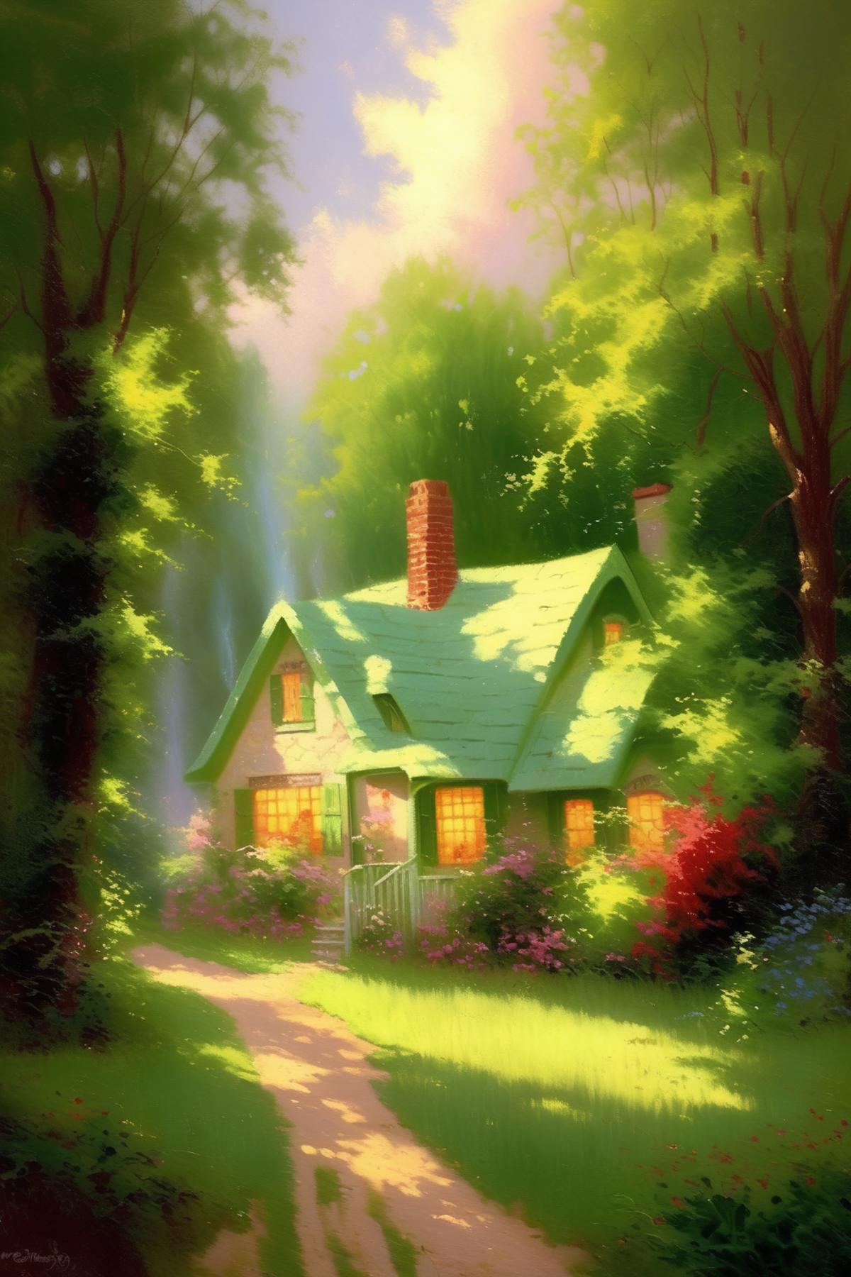 Thomas Kinkade Style image by Kappa_Neuro