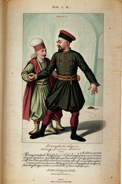 Ottoman Empire fashion, circa 1820 image by j1551