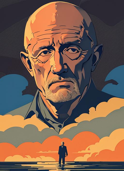 Mike Ehrmantraut SD 1.5 actor Jonathan Banks (Breaking Bad) image by yurii_yeltsov