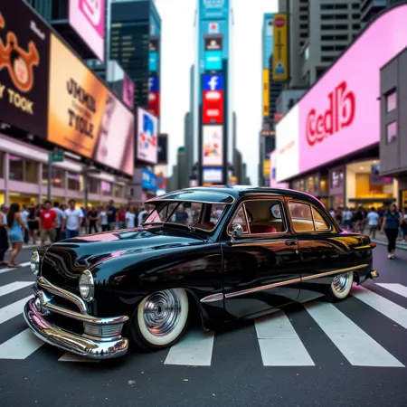 1950 Shoebox Ford 500 Custom Deluxe Tudor Sedan (bagged)