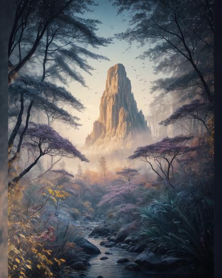 (8k, Best quality, Masterpiece),(magazine cover:1.2),Super Detail,Petal,forest,Firefly,Particles,Poster,design,3D art,A nice composition.,Surreal,OC render,Complex,details,Ray tracing,Depth of field,Beautiful creative picture,(exquisite text layout:1.2),(large theme text:1.5),haibao,(masterpiece, top quality, best quality, official art, beautiful and aesthetic:1.2), winter, <lora:moonriver-noise:0.3> <lora:Ink scenery:0.5> <lora:more_details:1>