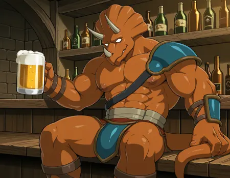 triceraton - (tmnt 2003) ( Illustrious )
