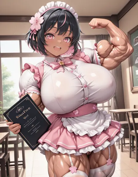 Sexy Bodybuilder Sakurako (OC) - Illustrious