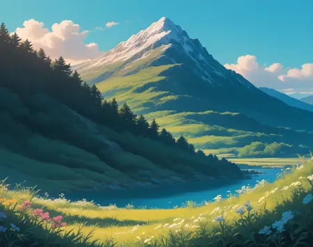 Ghibli Background (Landscape) (Pony) (AD)