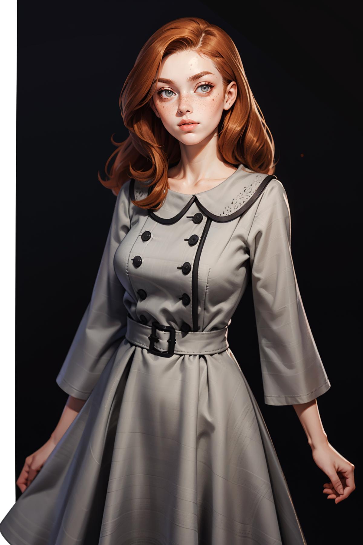 Vintage Grey Dress/Coat image by freckledvixon