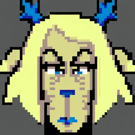 Carol Holiday sprite test (Deltarune)