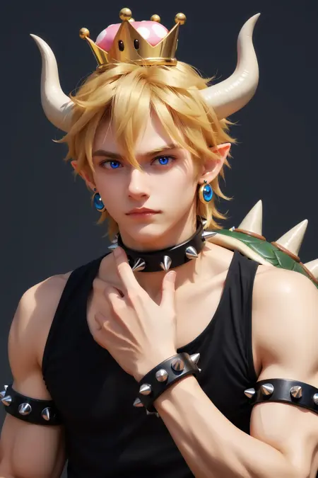 Male Bowsette | Super Mario | Pony