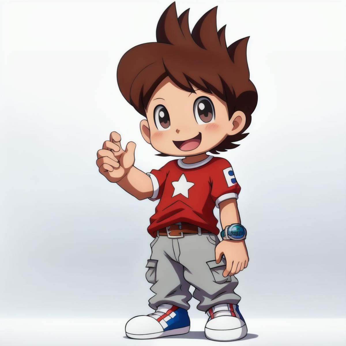 Nathan Adams/Keita Amano (Yokai Watch)   image by Steeltron2000