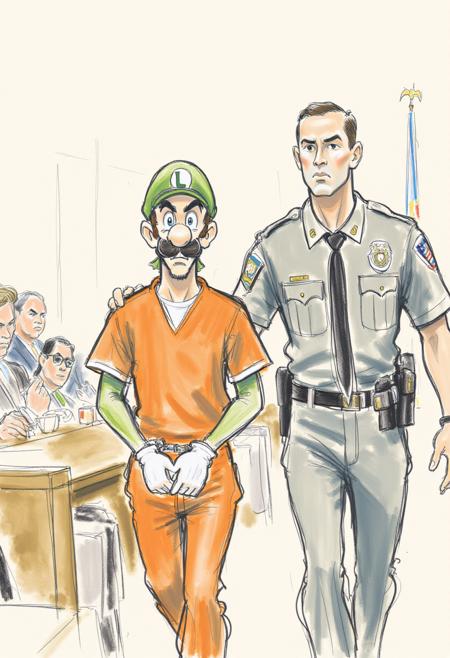 Courtroom Sketch Style [FLUX] V1