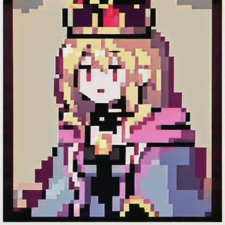 basepixel , Queen, RPG  <lora:basepixel-20:1>