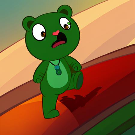 a  green bear holding a eyeball, gore, horror, autopsy, htf_gore <lora:htf_gore:0.8>