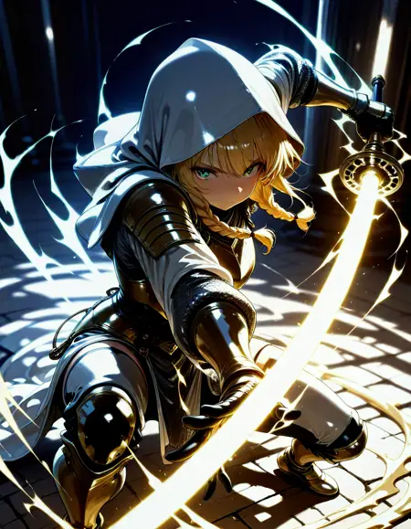 kirakira glowing (fighting aura / qi)