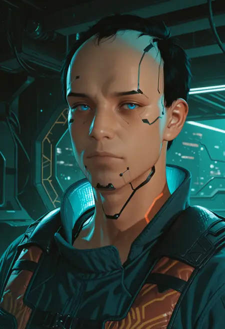 Mitch from Cyberpunk 2077 [IllustriousXL]