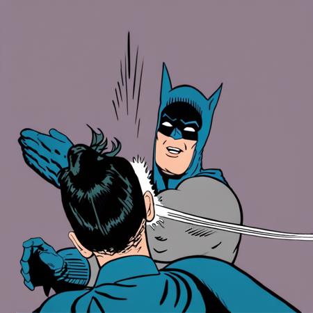 Batman slap meme Pony/illustrious Pony