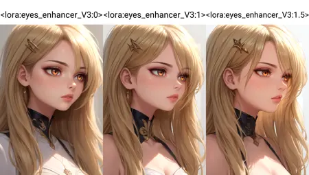 Lora eyes enhancer (free use or merge)