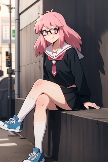 Kazuho Haneyama [羽は根ね山やま和かず歩ほ ] & Pop☆Step [ポップ☆ステップ] || My Hero Academia: Vigilantes [ヴィジランテ -僕ぼくのヒーローアカデミア ILLEGALS] || SD1.5