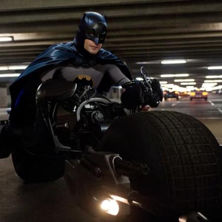 Batman driving a motorbike, photography, trending on artstation, sharp focus, studio photo, intricate details, highly detailed, by greg rutkowski  <lora:Batman:0.6>