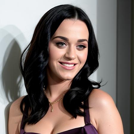 instagram photo, closeup photo of katy perry wearing a provocative neckline (smile:0.4), hard shadows