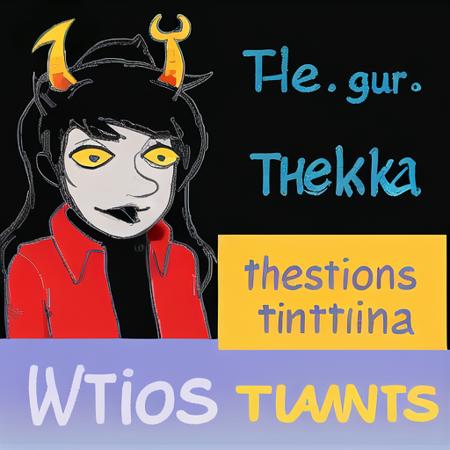 , <lora:sbahj-40:0.68> sbahj, <lora:vriskaSerketHomestuck_v2:0.73> vriska