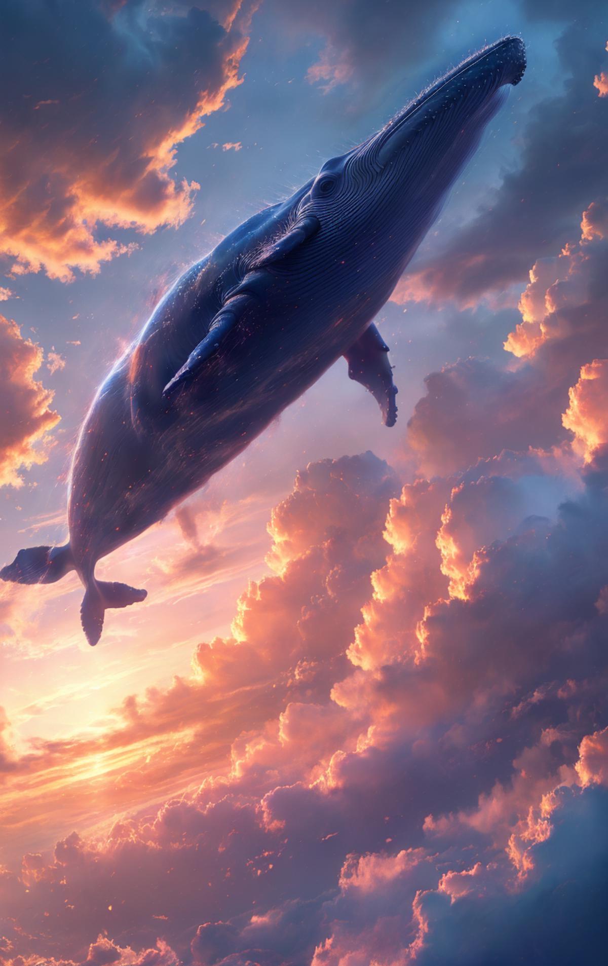 绪儿-飞鲸鱼 xuer Big whale image by nuaion