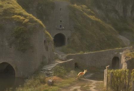 Claude Lorrain (golden hour), Vineyard on steep slate slopes, fox tracks in mud, clapper bridge over stream,grey heron stalking.,Art painting by Gustav Klimt and Takashi Murakami and Kay Sage, ,,
artstation trending, macro lens, volumetric light,
<lora:Illustration_Insanity:0.3>,
<lora:dreamshaperXL10_lora:0.7>,
<lora:extremely_detailed:0.3> extremely detailed,
<lora:DetailMaximizer:0.3>,, Surrealism art style, dreamlike and irrational imagery, explores the unconscious mind, juxtaposition of unlikely elements, challenges reality and logic