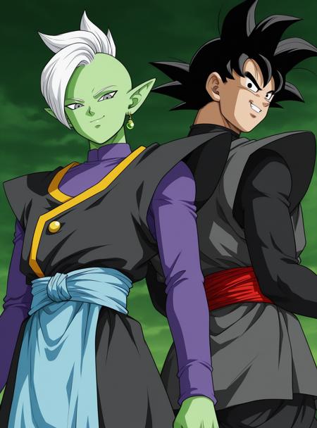 Goku Black and Zamasu - (Dragon Ball Super) GODLY DUO