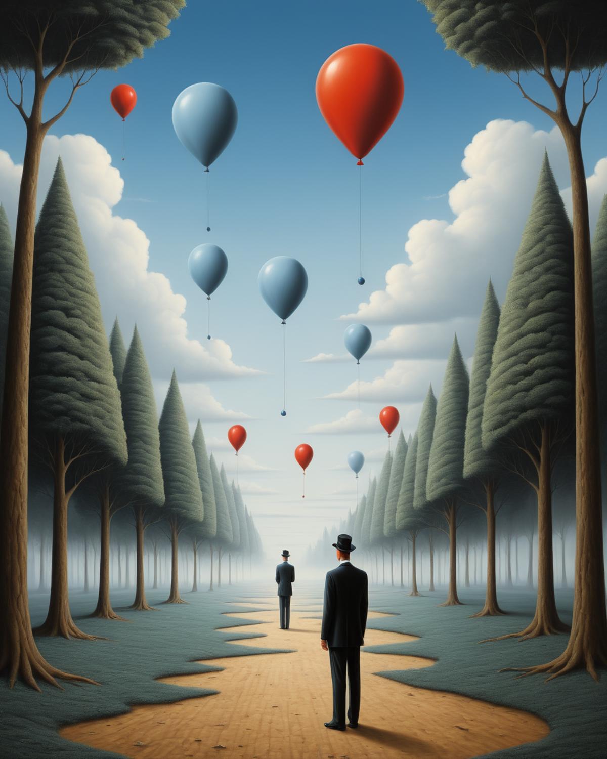 FF Style: Rafal Olbinski | Surrealist image by idle