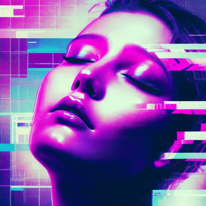 Vaporwave style image by futurist