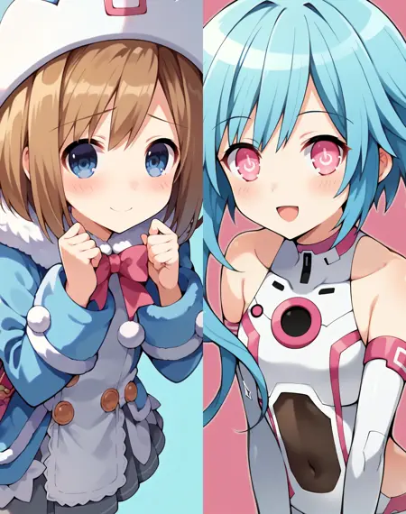 Rom/White Sister Rom - Hyperdimension Neptunia Series | ロム 超次元ゲイムネプテューヌ (4+2 costumes)