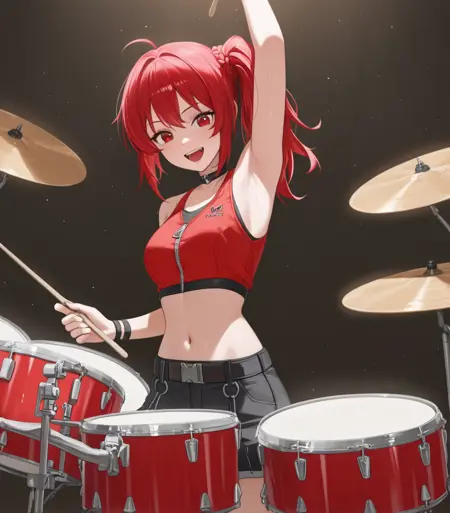 Drum Set Concept Illustrious