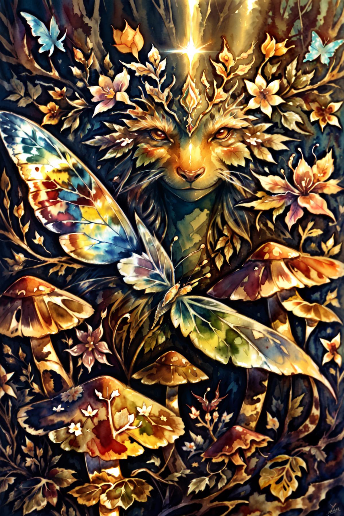 Faeries and forest creatures - Brian Froud style image by NostalgiaForever