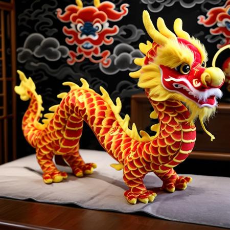 Chinese-Dragon-Plushies -SDXL1.0 & Flux v1.0