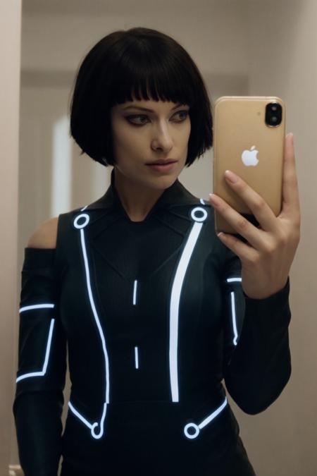 qu0rra blunt bangs bob cut black bodysuit