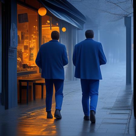 B23 Blue and Orange Ambient in Paris V1