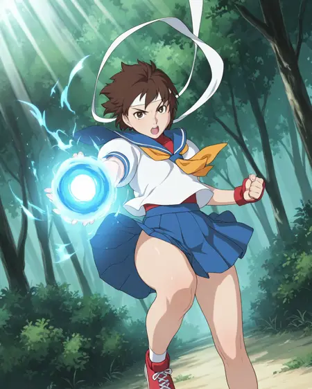 Kasugano Sakura - Street Fighter [Classic Anime]