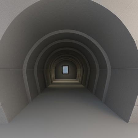 3d render, best quality, underground bunker,