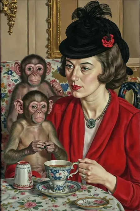 A Very British Affair: Stanley Spencer Portrait Style