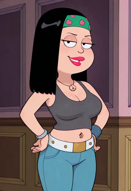 Francine dressed as Hayley - American Dad