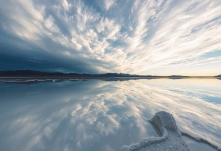 Salt flats in Bolivia, reflecting heavens on Earth.