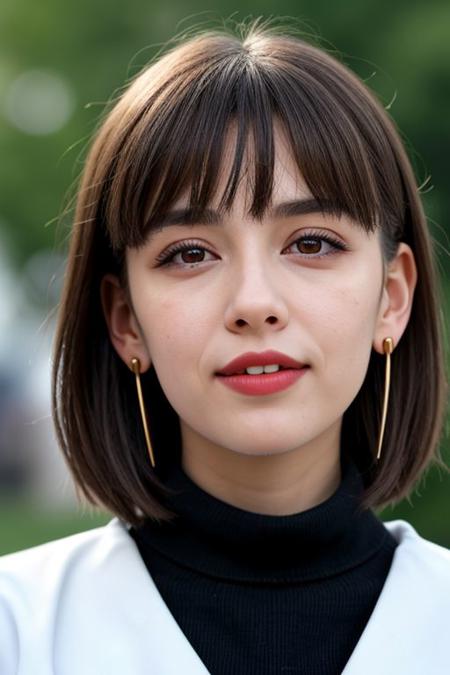 1girl, (4k,  best quality, highres:1.1), (realistic, photo-realistic:1),  a flat chest cute girl, Asuka, (cute:1.8), cuties,  solo, (flat chest:1.2), detailed black eyes, innocent eyes,  cheek blush , random clothes,
masterpiece,  beautiful lighting,cinema lights,film grain, earrings,  bangs, cherry lips,   bow, hair bow,  looking at viewer,  parted lips,  upper teeth, (smile eyes:0.6),
depth of field,   blurry background,  eye focus, bokeh, 85mm lens, F/1.4 , professional lighting, photon mapping, radiosity, physically-based rendering,High Detail,  masterpiece,
 <lora:ip-adapter-faceid-plus_sd15_lora:0.6>