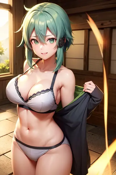 Asada Shino-SAO-GGO-刀剑神域-朝田诗乃-诗乃乃-性感美女-あさだしの-Sword Art Online-Gun Gale Online