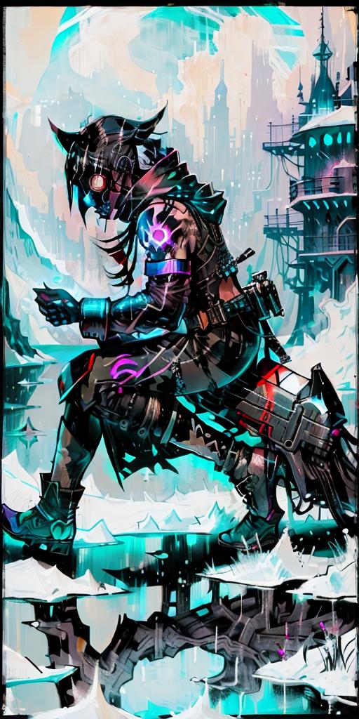 Cyberpunk 2077 Tarot card 512x1024 image by muku_2000